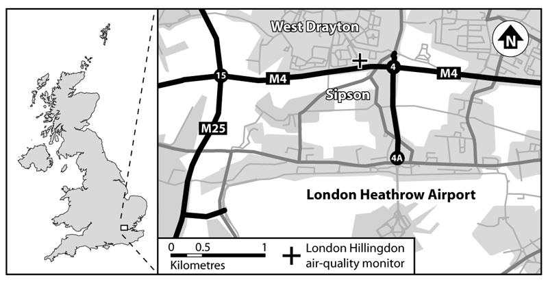 London Hillingdon map